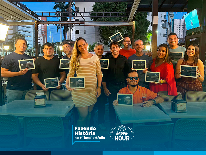 Fazendo História: Time Portfolio recebe homenagem por tempo de casa